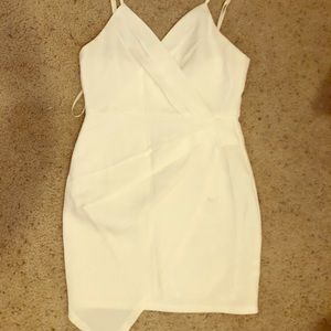 White mini cocktail dress worn once